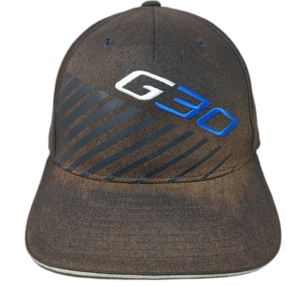 Ping 5 Panel Black Blue White One Size G30 Snapback Hat Golf Flexfit Adjustable
